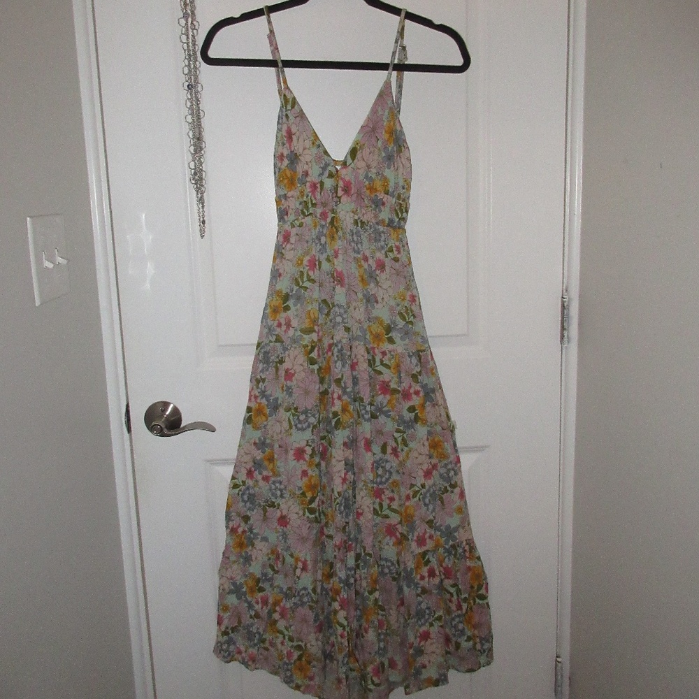 Angie Floral Midi Dress